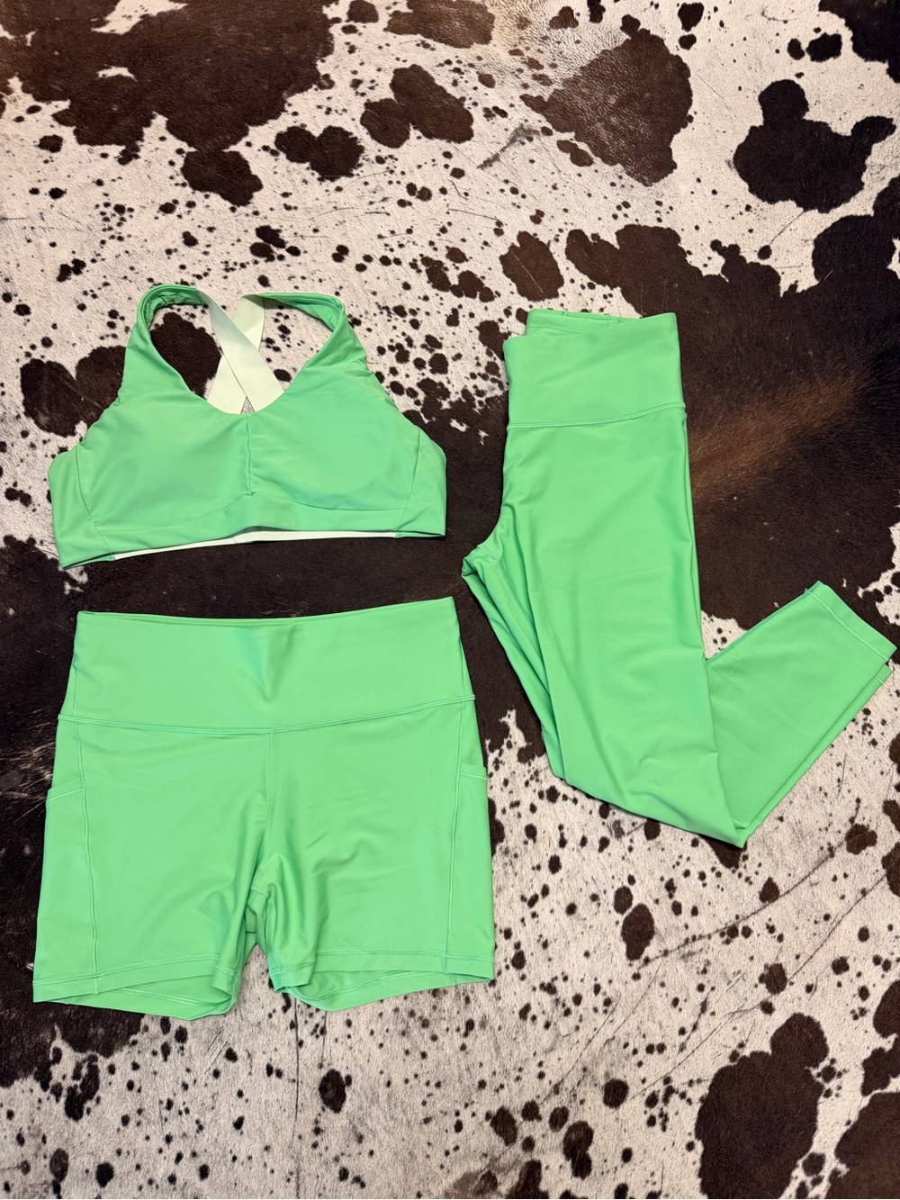 Athleta Lime Green Set